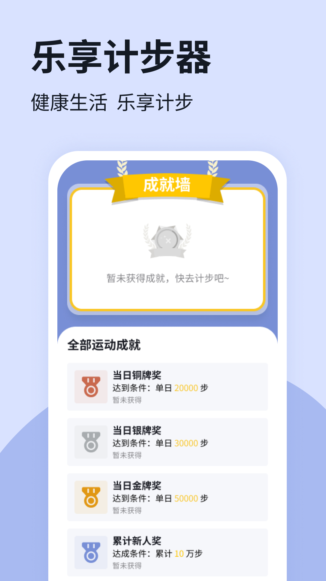 乐享计步器截图展示1