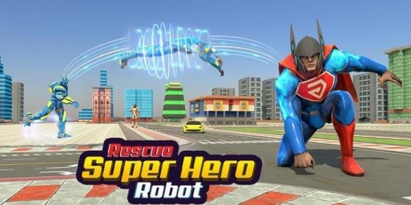 飞行超级英雄机器人救援截图展示1