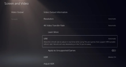 PS5更新VRR功能！ 支持命运2等14款新游戏！