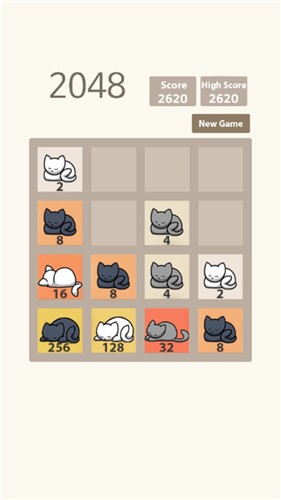 2048猫咪版截图展示2