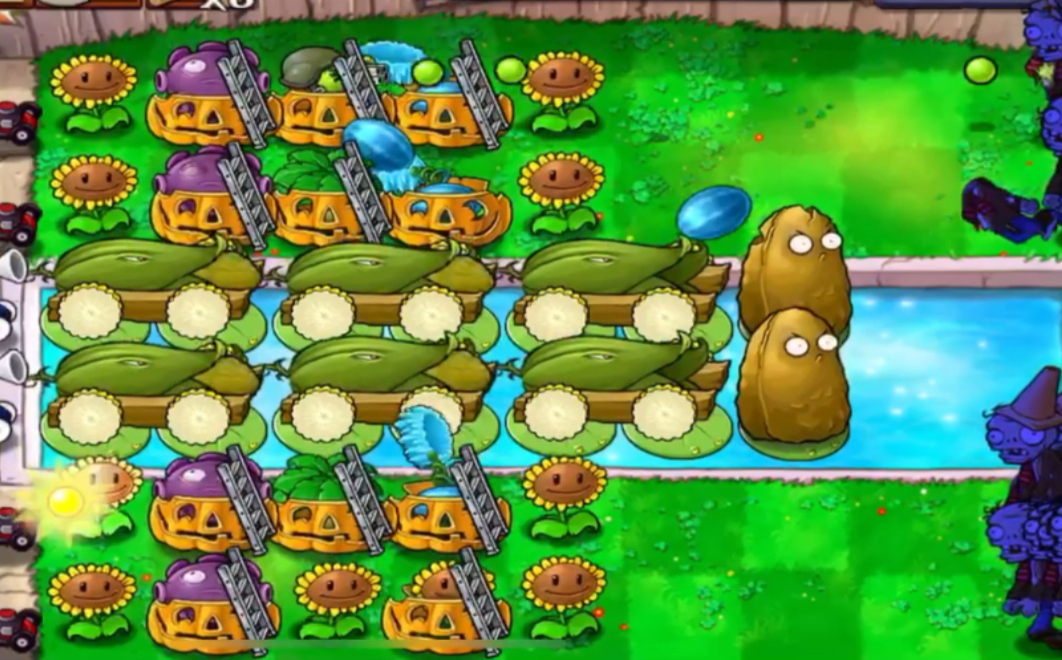 植物大战僵尸完美阵型梯子怎么弄