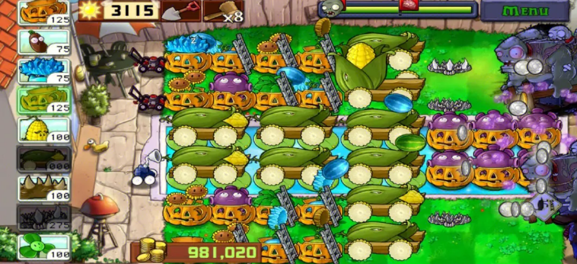 植物大战僵尸无尽版第二关怎么过