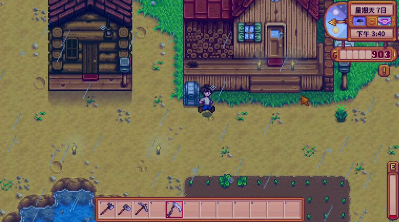 星露谷物语艾利欧特雨天在哪 星露谷物语艾利欧特雨天在哪