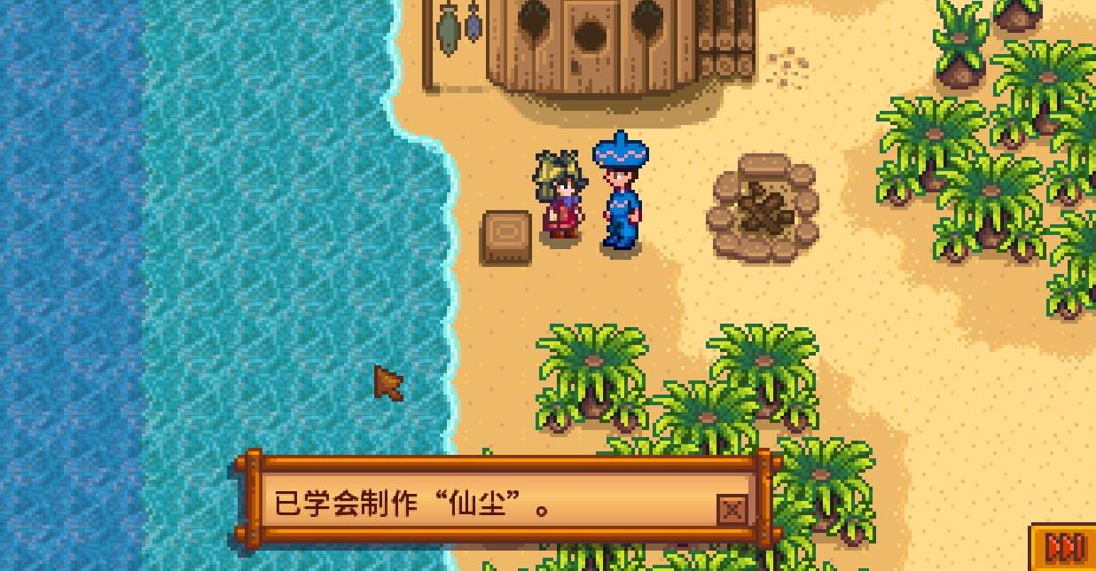 星露谷物语姜岛海盗的妻子在哪里