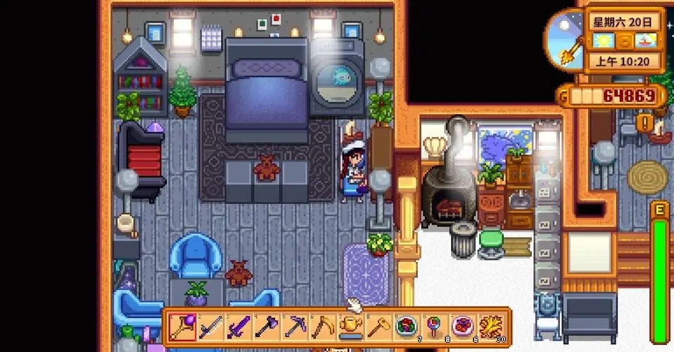 星露谷物语房间怎么布置