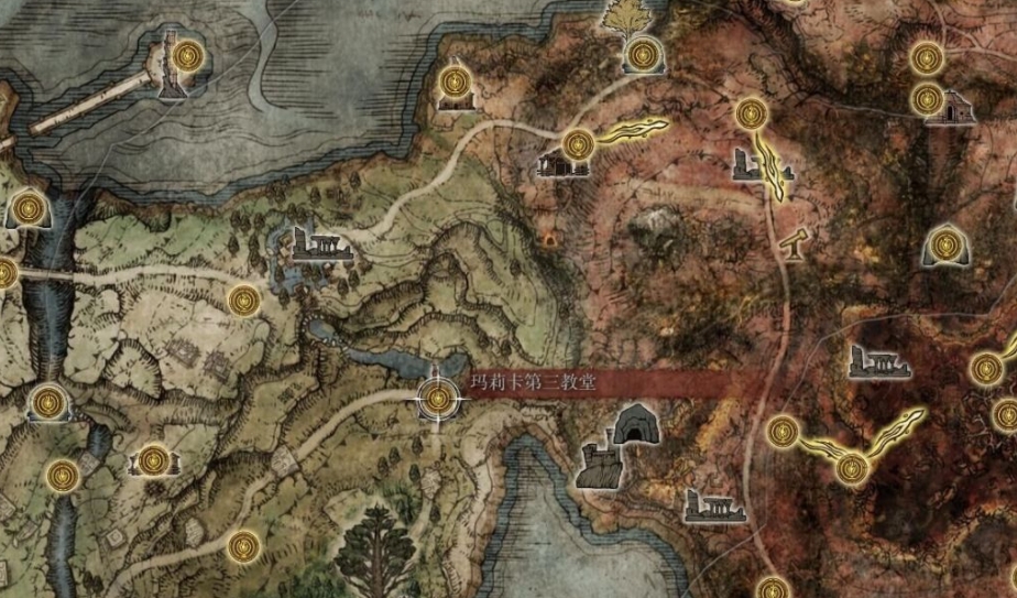 艾尔登法环开局地图怎么进