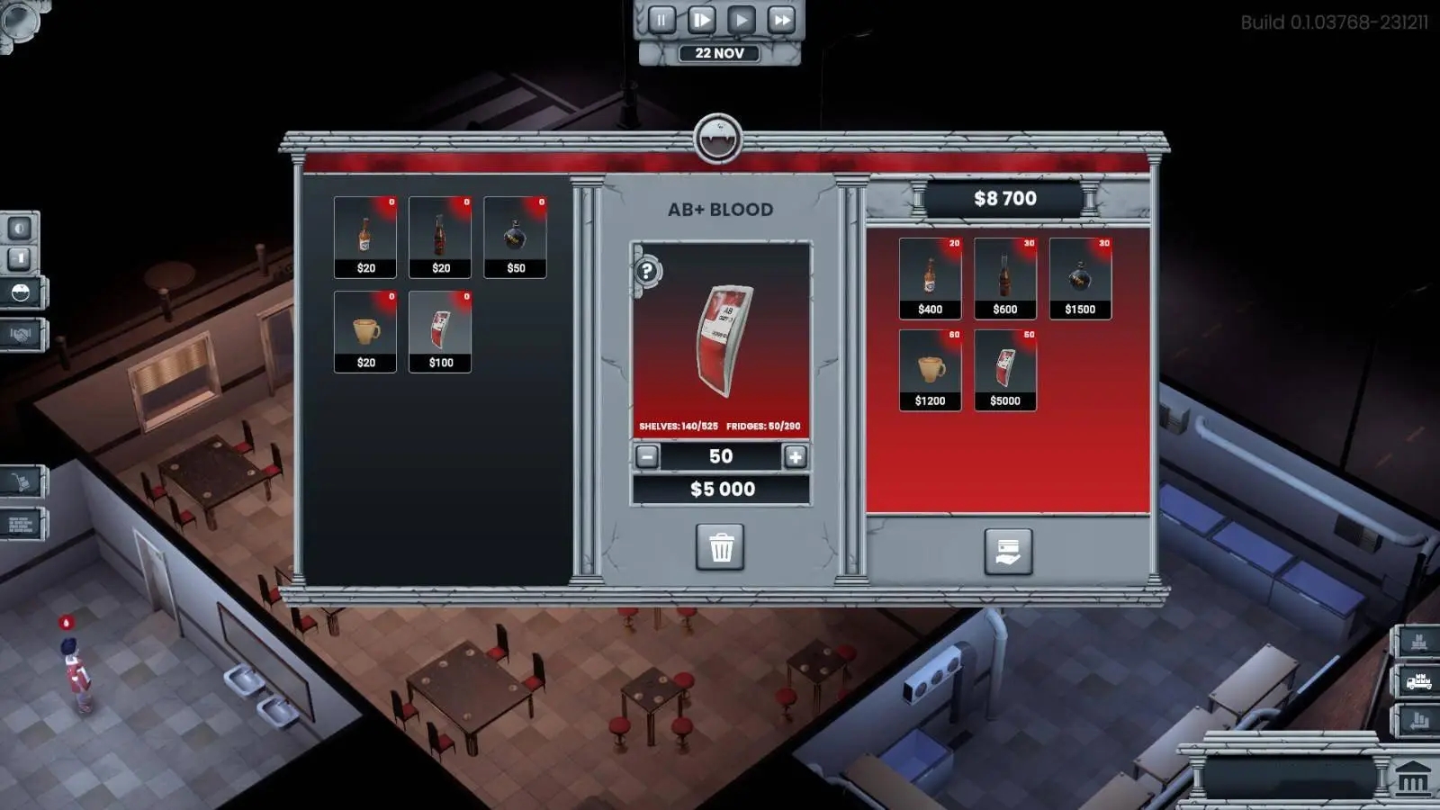《Blood Bar Tycoon》2025年正式开启发售