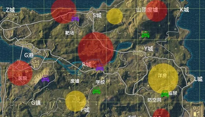 绝地求生地图怎么标点