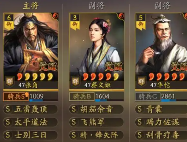 三国志战略版华佗蔡文姬配什么