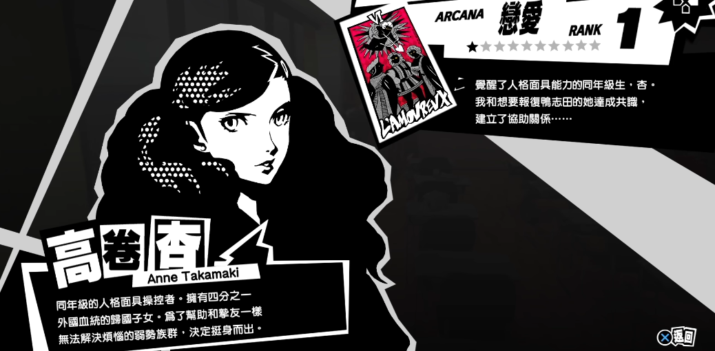 女神异闻录5高卷杏怎么攻略