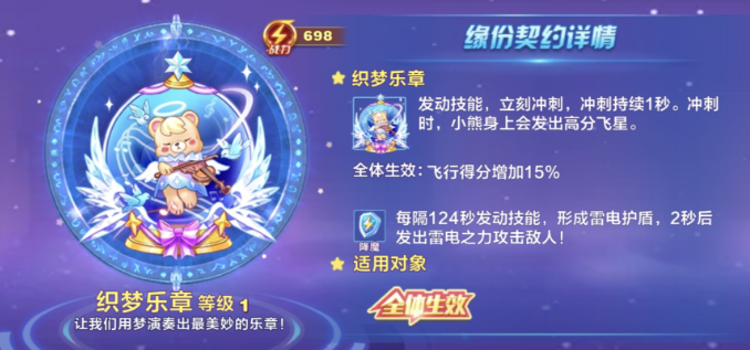 天天酷跑里的缘分契约有什么用