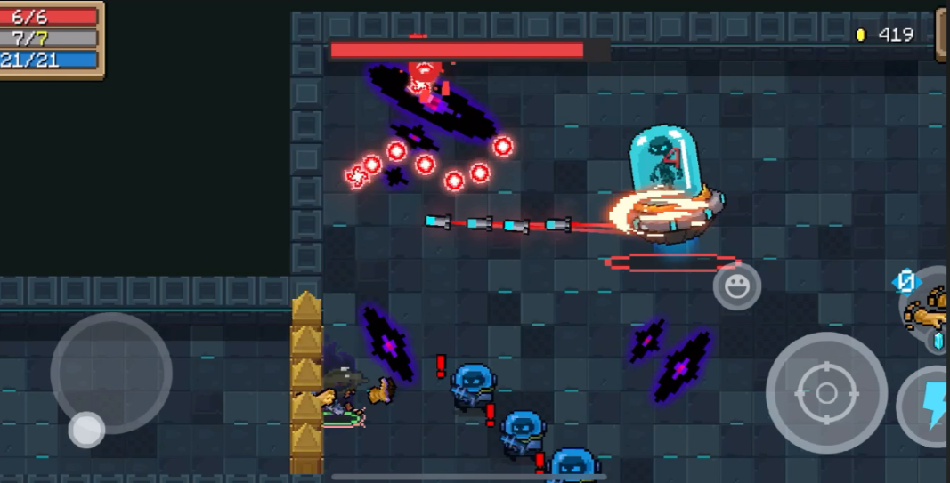 元气骑士镭射幽浮怎么打