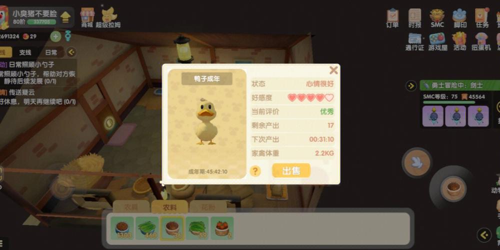摩尔庄园鸭子怎么进屋 摩尔庄园鸭子怎么进屋
