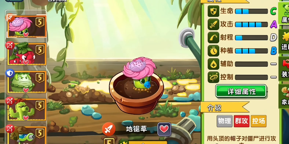 植物大战僵尸2地锯草好用吗