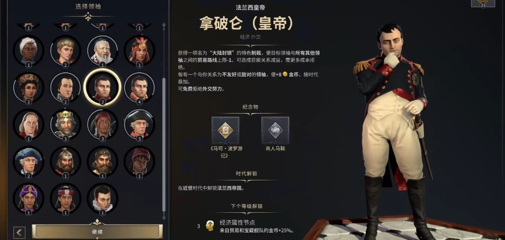 文明7皇帝拿破仑怎么玩