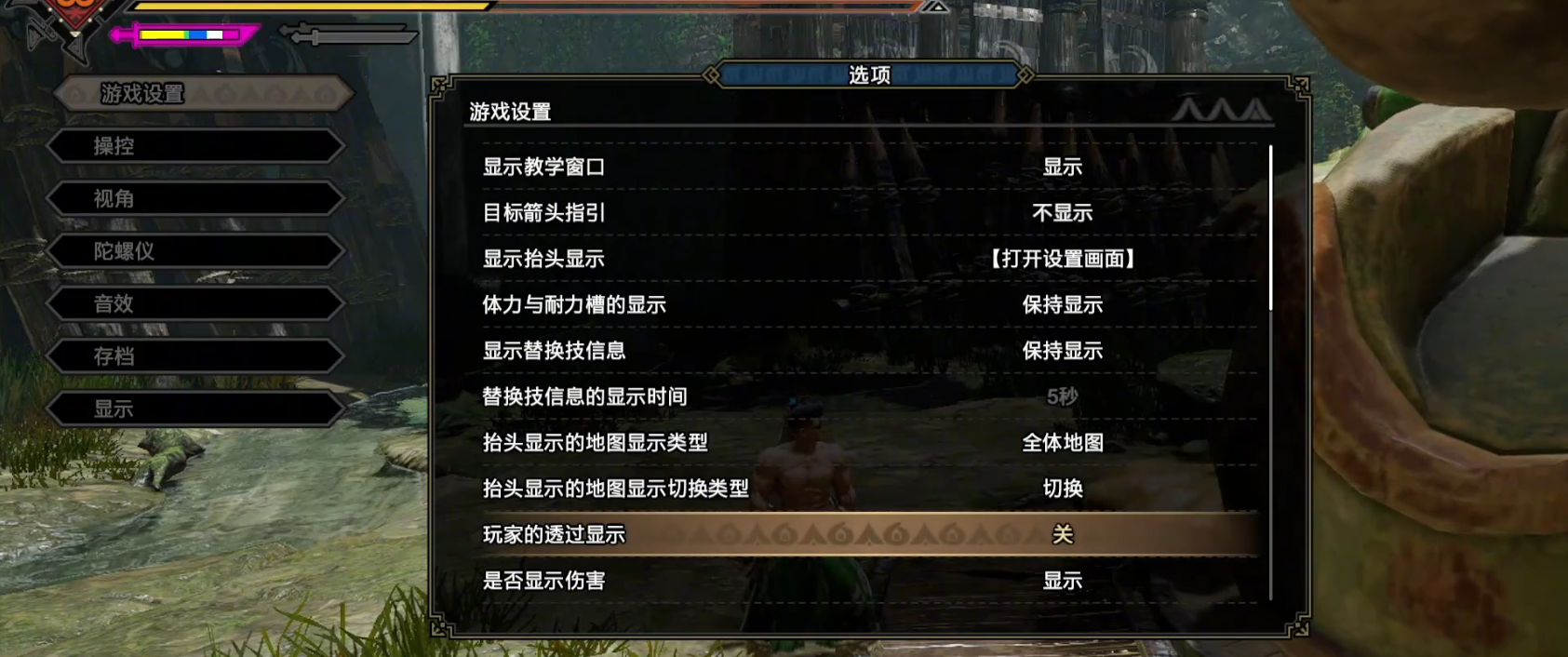 怪物猎人崛起要做什么设置