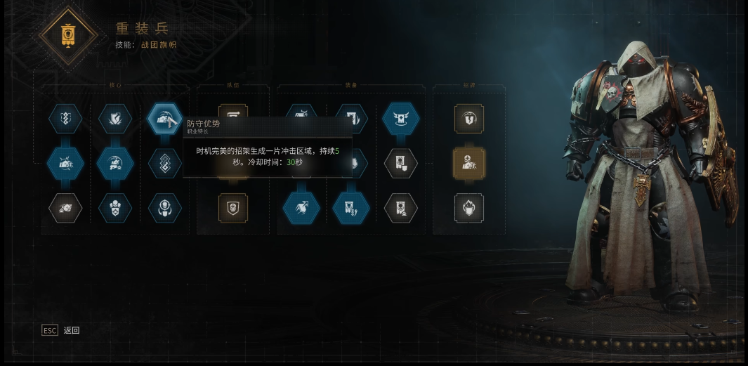 星际战士2重装兵核心技能怎么点