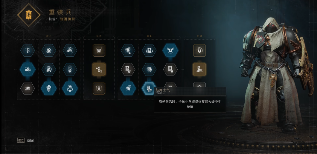 星际战士2重装兵团队技能怎么点 星际战士2重装兵团队技能怎么点