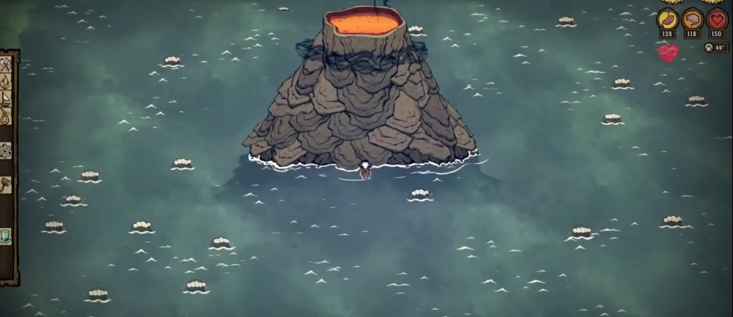 饥荒海难火山在哪