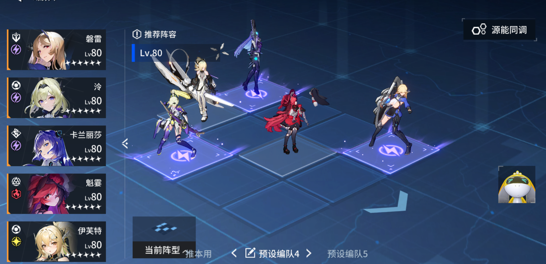 锚点降临前期阵容怎么搭配