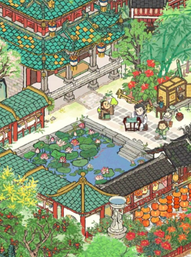 江南百景图池塘怎么放 江南百景图池塘怎么放