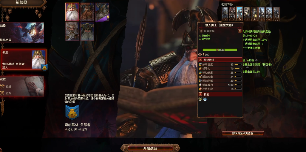 战锤3全面战争索尔葛林怎么玩