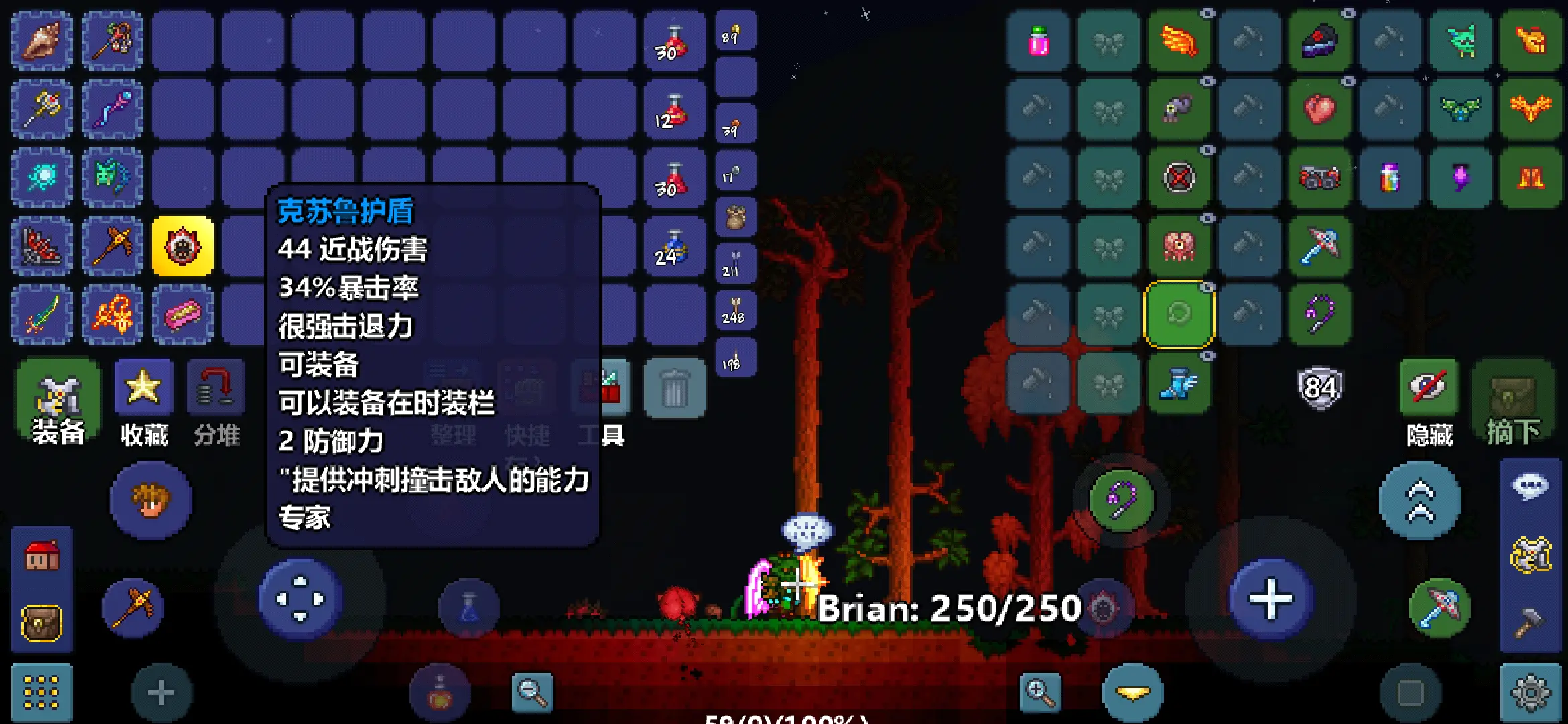 泰拉瑞亚克苏鲁护盾有什么用