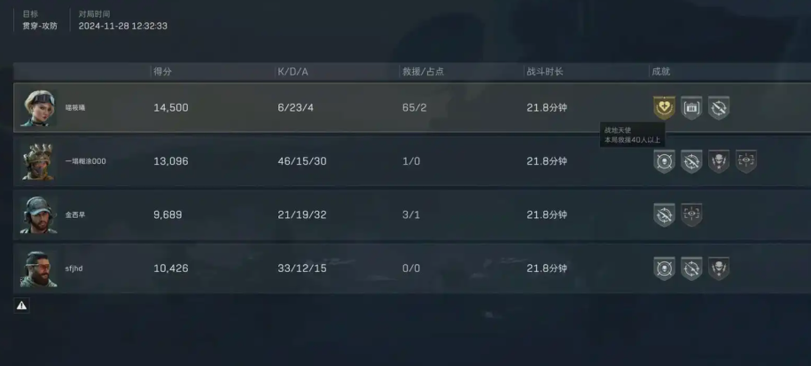三角洲行动战地天使怎么达成