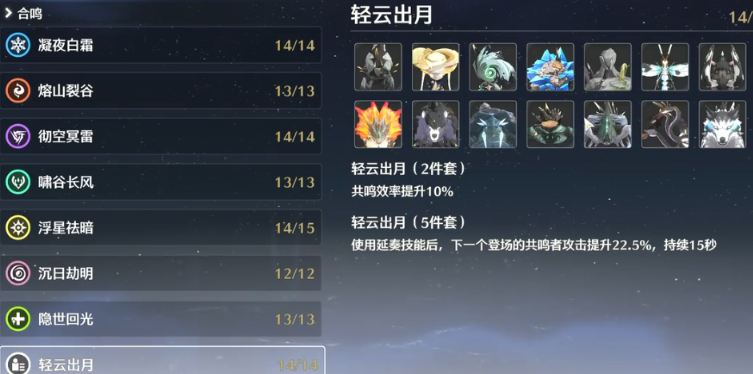鸣潮出云套给谁用