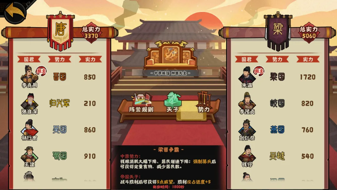 无悔华夏五代十国怎么玩