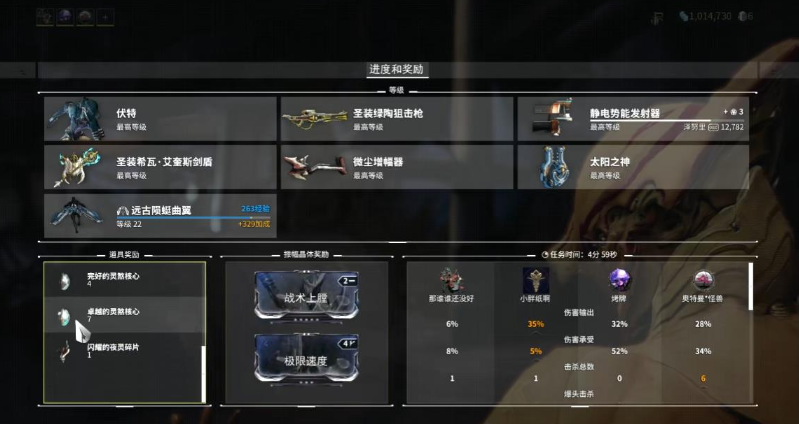 星际战甲光辉的夜灵碎片有什么用