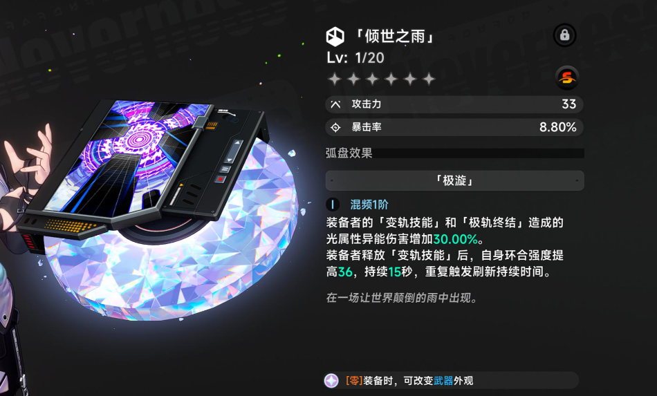 异环倾世之雨值得买吗