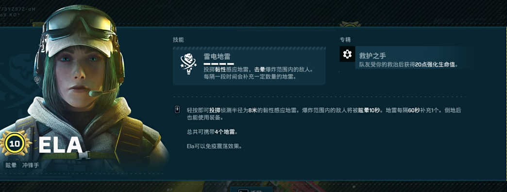 彩虹六号异种ELA怎么样