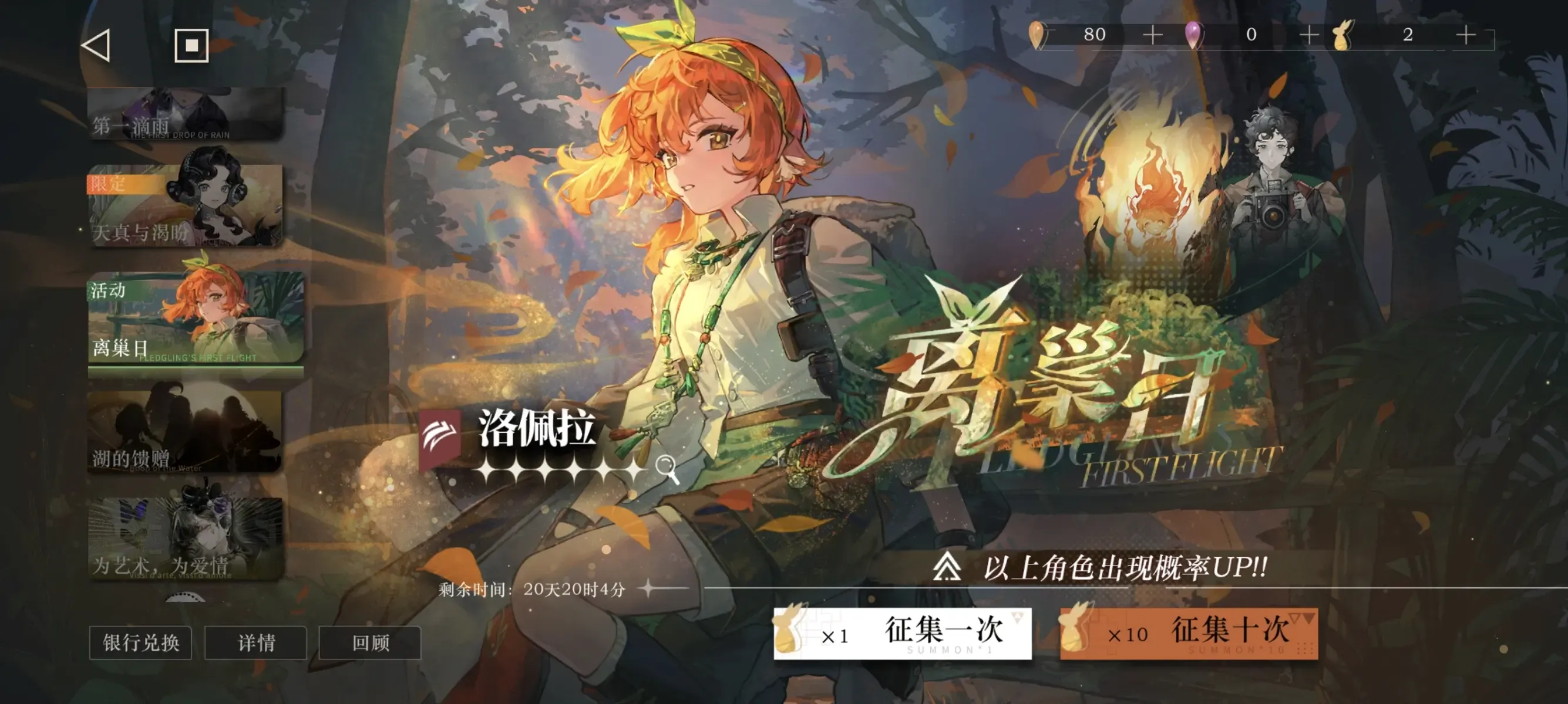 重返未来1999洛佩拉要养吗 重返未来1999洛佩拉要养吗