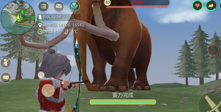 创造与魔法怎么打猛犸象