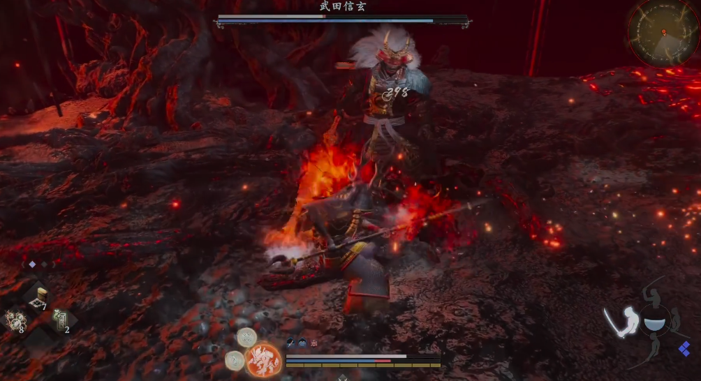 仁王3人形武田信玄怎么打