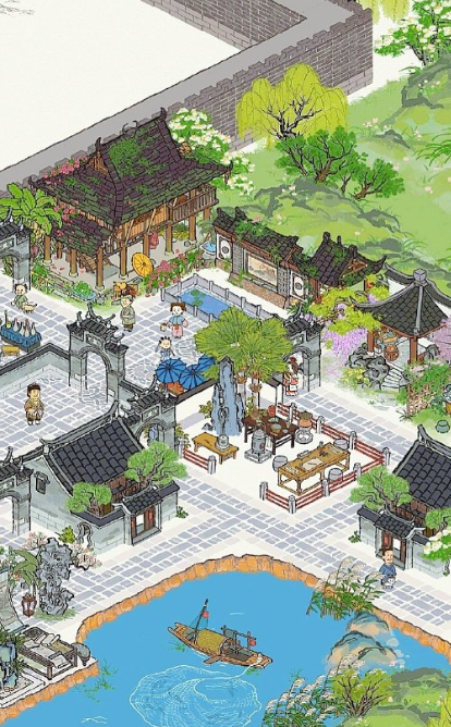 江南百景图怎么修围墙 江南百景图怎么修围墙