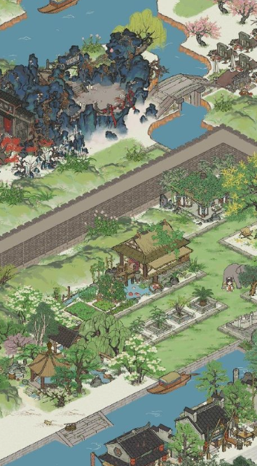 江南百景图怎么修围墙 江南百景图怎么修围墙