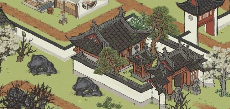 江南百景图如何去追奇怪的人影